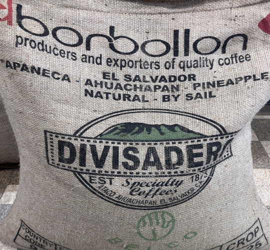 SALVADOR - Pineapple (café vert transporté à la voile)